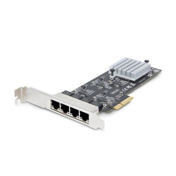 Tarjeta de Red StarTech.com I225-V PCI Express 2.5G 4 Puertos NBASE-T Perfil Bajo y Estándar