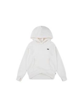 Sudadera Levis Batwing Patch Hoodie Niña Blanco