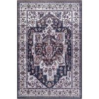 alfombra vintage oriental - 290x200 cm - tolek multicolores