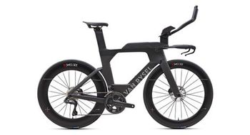 Bicicleta de triatlon van rysel xcr tri shimano ultegra di2 12s 700 mm carbono crudo negro 2025
