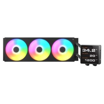 Refrigeración Líquida Cougar Poseidon RGB 360mm 3 Ventiladores Iluminación LED