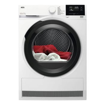 Secadora de bomba de calor AEG TR718EBOB 8 kg Clase D puerta reversible y SensiDry