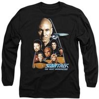 star trek camiseta manga larga the next generation para mujer