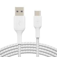 braided c-a 3m wht
