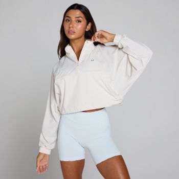 MP Women's Tempo Ultra 1/4 Zip Woven Jacket - Mist - XXL