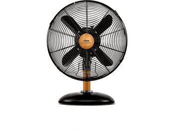 Ventilador de sobremesa - Ufesa Masachusets Mini, 40 W, 3 Velocidades, Negro