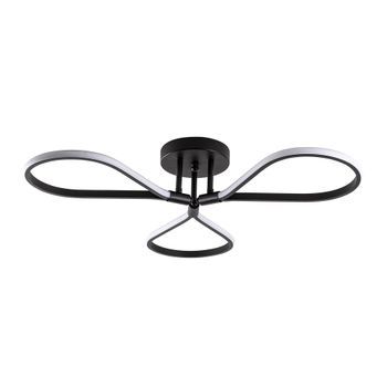 Lámpara De Techo Damla-13541 Negro Metal 68x14x68 Cm