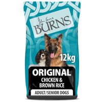 burns adult  senior original - chicken  brown rice - 12kg