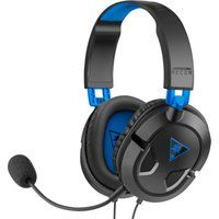 turtle beach ear force recon 50p gaming headset - black  blue black