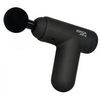 pistola de masaje con pantalla led 32 niveles 4 cabezales jocca - negro