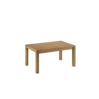 nevada - mesa extensible 160240 x 90 cm en chapa de roble marron