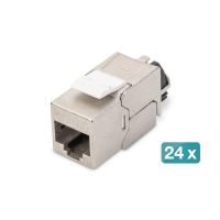 modulo keystone digitus cat 6a apantallado con organizador inteligente 24 uds