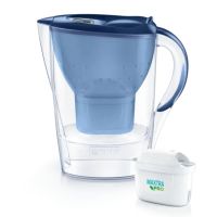 jarra filtradora brita marella 24l azul transparente maxtra pro 2 cartuchos apta lavavajillas