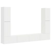 conjunto de mueble de tv 8 uds  mueble de salon  gabinete de tv madera de ingenieria