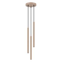 lampara colgantes taupe acero alt 120 cm