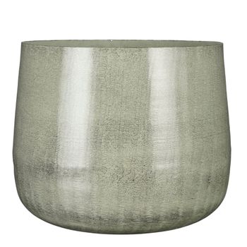 Maceta de interior benson gris claro  h32xb37xl37cm