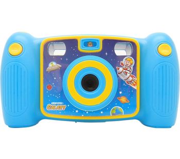 EASYPIX Kiddypix Galaxy Compact Camera - Blue & Yellow, Blue