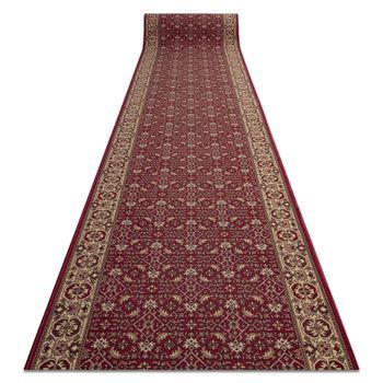 Alfombra De Pasillo Con Refuerzo De Goma  Bidjar Burdeos 67cm 67x760 Cm