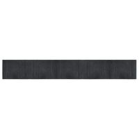 alfombra rectangular bambu gris 70x500 cm vidaxl