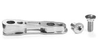 adaptador de titanio para pinza de freno trasera sram flat mount 160 mm absoluteblack gris