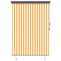 estor enrollable y naranja 180 x 250 cm tela y aluminio vidaxl