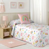 cool kids - colcha bouti infantil - 100 algodon - extra suave - 4 modelos disponibles - cama 90105 cm - fabricado en espana