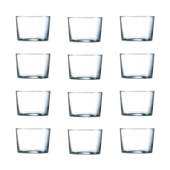 Juego de 12 vasos bajos vidrio 23 cl