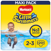huggies little swimmers panales banadores talla 2-3 3-8 kg 20 uds