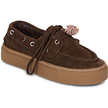 D.A.T.E. Náuticos CALETTA SUEDE BROWN para mujer