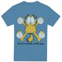 garfield camiseta manga larga stuck para hombre