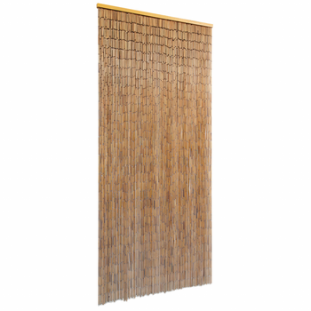 Vidaxl Cortina Para Puerta 90x200 Cm Bambú