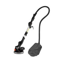 dnipro-m lijadora de pared electrica 820w con velocidad ajustable disco de lijado de 225mm mango extensible luz led extraccion de polvows-225s