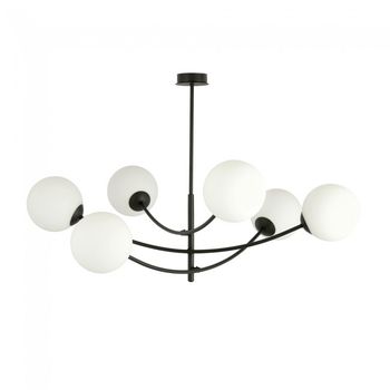 Lámpara de araña helmet opal (6 luces)