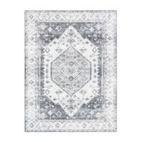 alfombra lavable cambria gris  80x150 cm