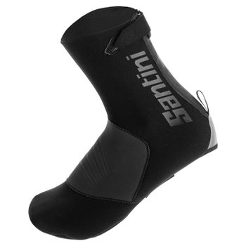 Santini Neoprene Overshoes - Black - S