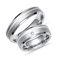 alianzas plata titanio brillante