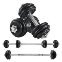 mancuernas ajustables entrenamiento negro-1  300 kilogramos