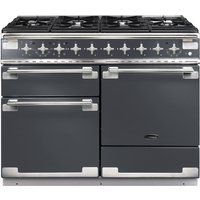 rangemaster elise 110 dual fuel range cooker - slate  aluminium
