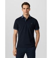 hackett london para hombre hm5600189 polo hs two tone marino l casual algodon manga corta