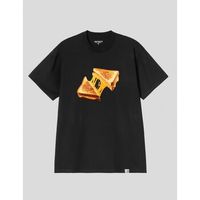 carhartt camiseta camiseta cheese toast tee black para hombre