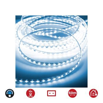 Tira De Led 50m. 60 Leds/m 4,2w/m Azul Ip44 Edm 220-240v (uso Interior-exterior)