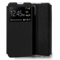 cool funda flip cover liso negro para samsung galaxy a42 5g