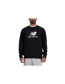 Sudadera New Balance Sport Essentials French Terry Logo Hombre Negro