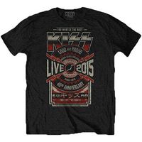 kiss tops y camisetas japan live 2015 para mujer