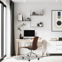 sillon alta gama piel sintetica marron