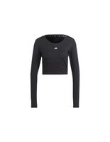 camiseta de fitness adidas studio negro mujer