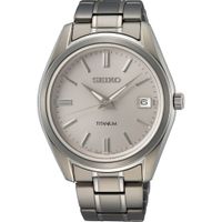 reloj titanio hombre seiko neoclassic sur369p1 402mm 100m wr cristal de zafiro
