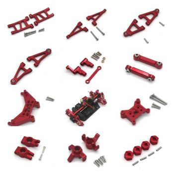 Accesorios de actualización de metal, piezas de brazo oscilante de la dirección para el coche de control remoto MJX 1430