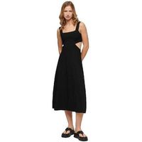superdry vestido largo robe cutout sans manches midi para mujer