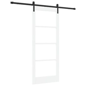 Puerta Corredera Orkdal Y Negro 83 X 202 Cm Vidaxl